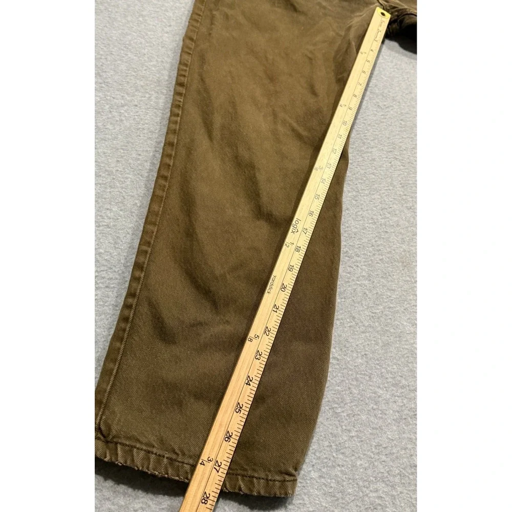 Levis 550 Relaxed Fit Brown Denim Jeans Mens 36x30 Cotton Tapered Leg 00550-0549